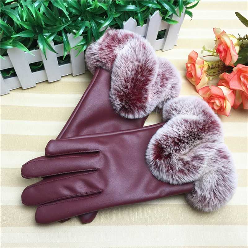 Wholesale Touch Screen Gloves PU Leather Pompom Gloves Women Waterproof Fur Thick Warm Winter Christmas Gifts luvas
Wholesale Touch Screen Gloves PU Leather Pompom Gloves Women Waterproof Fur Thick Warm Winter Christmas Gifts luvas
