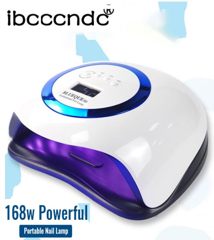Ibcccndc 168W UV Lamp 42LED Nail Lamp Upgrade Manicure Nail Gel Dryer Professional Material Cabin UV LED Gel, Blue
Ibcccndc 168W UV Lamp 42LED Nail Lamp Upgrade Manicure Nail Gel Dryer Professional Material Cabin UV LED Gel, Blue