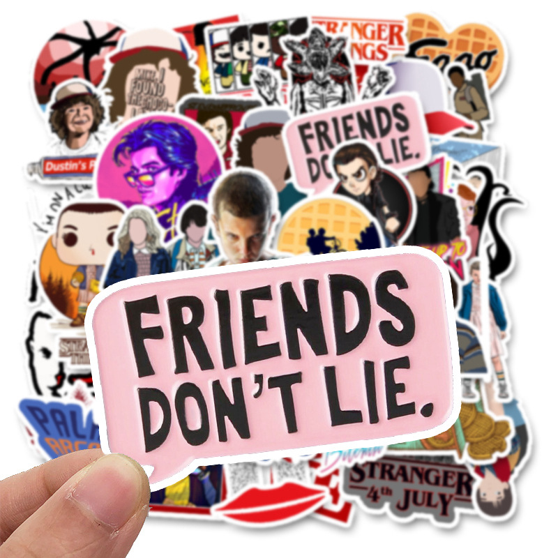 50Pcs Stranger Things Anime Stickers Pack Non-random Graffiti Car Bike Luggage Sticker Laptop Skateboard Motor Water Bottle Decal, Multi-color
50Pcs Stranger Things Anime Stickers Pack Non-random Graffiti Car Bike Luggage Sticker Laptop Skateboard Motor Water Bottle Decal, Multi-color