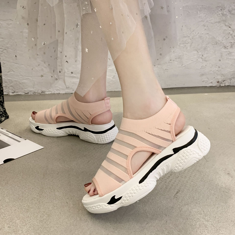 Summer Platform Sandal with Heels Lady Shoe Black Trendy Sandals 2020 Wedge Shoe Sandalias Plataforma White Sandles Women, Pink
Summer Platform Sandal with Heels Lady Shoe Black Trendy Sandals 2020 Wedge Shoe Sandalias Plataforma White Sandles Women, Pink
