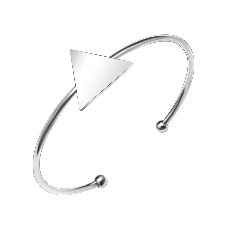 triangle Titanium Stainless Steel Adjustable Open Bracelet For Women Adjust size Bracelets & Bangles Fashion Female jewelry
triangle Titanium Stainless Steel Adjustable Open Bracelet For Women Adjust size Bracelets & Bangles Fashion Female jewelry