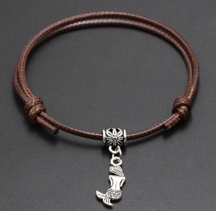 20pcs Lucky Mermaid charms Red wax String Cord Lucky Bracelets Bangle For Women Men Bracelet Fashion Jewelry
20pcs Lucky Mermaid charms Red wax String Cord Lucky Bracelets Bangle For Women Men Bracelet Fashion Jewelry