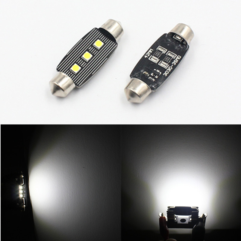 FSYLX Car Festoon LED Bulb Canbus No Error 31mm 36mm 39mm 41mm 3030 3SMD Festoon C5W C10W trunk LED Interior Dome Light Lamp
FSYLX Car Festoon LED Bulb Canbus No Error 31mm 36mm 39mm 41mm 3030 3SMD Festoon C5W C10W trunk LED Interior Dome Light Lamp