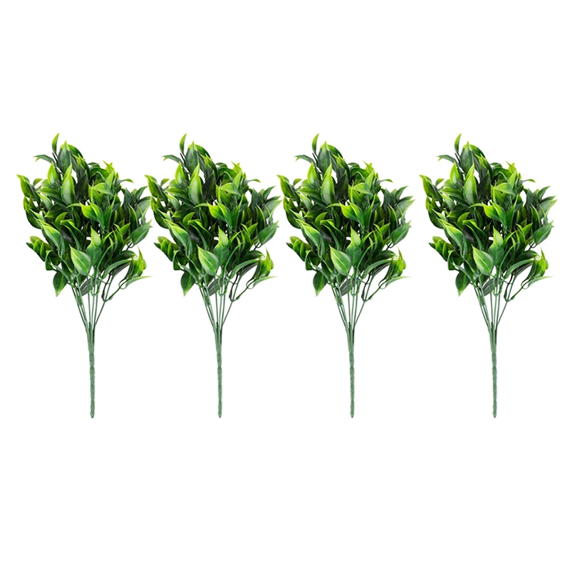 4Pcs Green Artificial Plant for Garden Shrub Fake Grass Eucalyptus Orange Leaf Artificial Plant for Home Decoration
4Pcs Green Artificial Plant for Garden Shrub Fake Grass Eucalyptus Orange Leaf Artificial Plant for Home Decoration