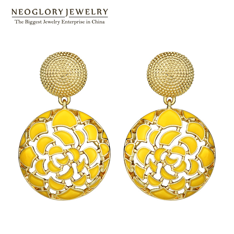 Neoglory Jewelry Four Colors Round Bohemian Vintage Enamel Statement Drop Dangle Earrings Punk For Women 2020 New Gifts 
Neoglory Jewelry Four Colors Round Bohemian Vintage Enamel Statement Drop Dangle Earrings Punk For Women 2020 New Gifts