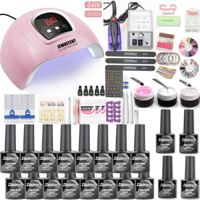30pcs Gel Nail Polish Set 35000rpm Nail Drill Machine kit with 120W UV LED Lamp Manicure Tools Kit Art Set UV Builder Gel
30pcs Gel Nail Polish Set 35000rpm Nail Drill Machine kit with 120W UV LED Lamp Manicure Tools Kit Art Set UV Builder Gel