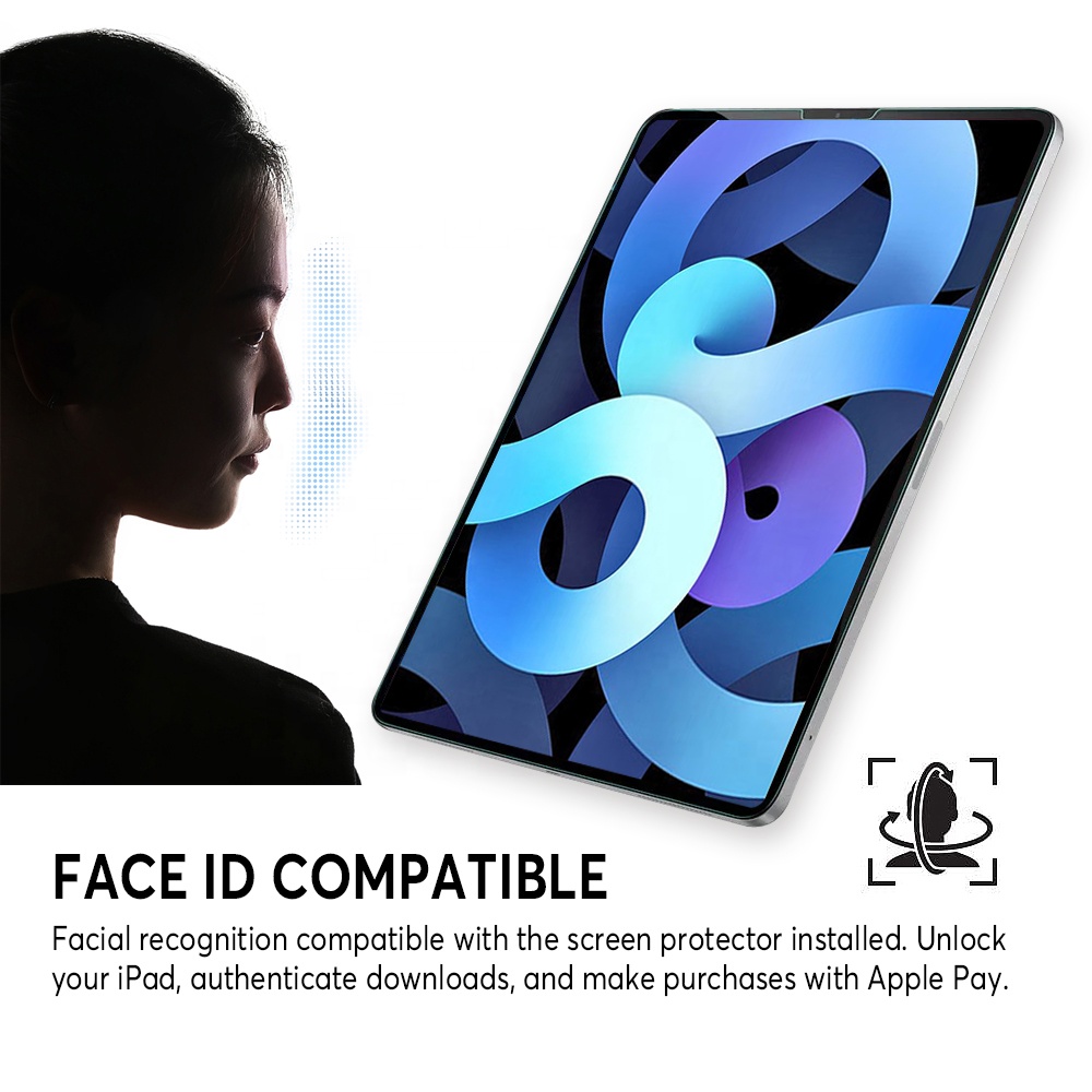 9H Tablet Tempered Glass Clear Screen Protector Film For IPad Pro 13 inch 2024 11 10 10.9 inch 10.2inch Air 6 Pro 9.7 12.9 Mini 6 8.3inch 5 3 2 With P