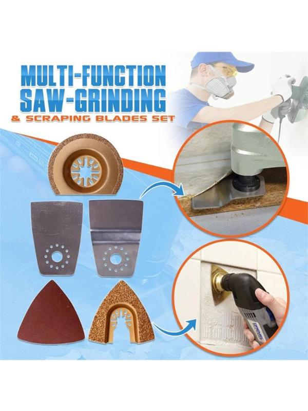 14PCS Oscillating Multi Tool Saw Blade Kit Set High Carbon Steel Cutter DIY Universal Saw Grinding For Power Tools Accessories
14PCS Oscillating Multi Tool Saw Blade Kit Set High Carbon Steel Cutter DIY Universal Saw Grinding For Power Tools Accessories