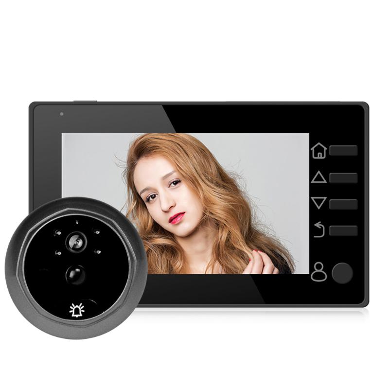 HD 140 Degree Motion Sensor Camera Doorbell 4.3 Inch Infrared Night Vision Peephole Viewer Professional Anti-theft Wide Angle
HD 140 Degree Motion Sensor Camera Doorbell 4.3 Inch Infrared Night Vision Peephole Viewer Professional Anti-theft Wide Angle