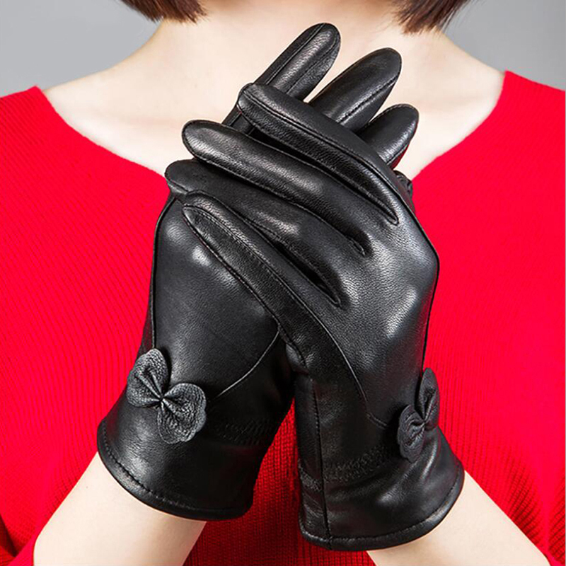 Women winter real sheepskin leather gloves drive outdoor warm sheep leather glove bow-knot elegant lady solid mitten
Women winter real sheepskin leather gloves drive outdoor warm sheep leather glove bow-knot elegant lady solid mitten