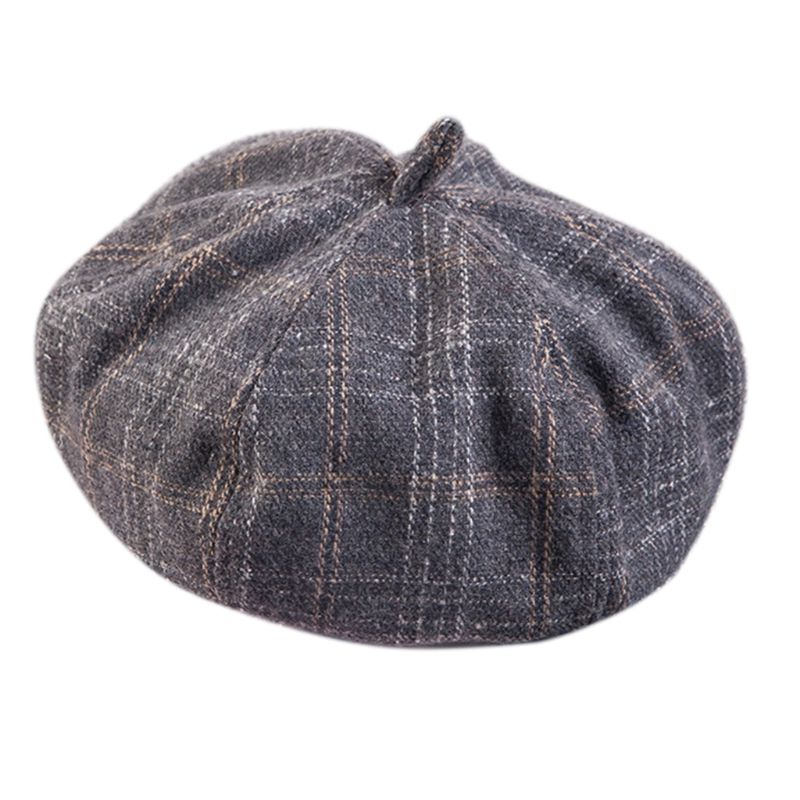 Literary Women Men Winter Autumn Retro Felt Plaid Print Beret Cap Classic Newsboy Flat Elastic Octagonal Painter Pumpkin Hat, H as picture shown
Literary Women Men Winter Autumn Retro Felt Plaid Print Beret Cap Classic Newsboy Flat Elastic Octagonal Painter Pumpkin Hat, H as picture shown
