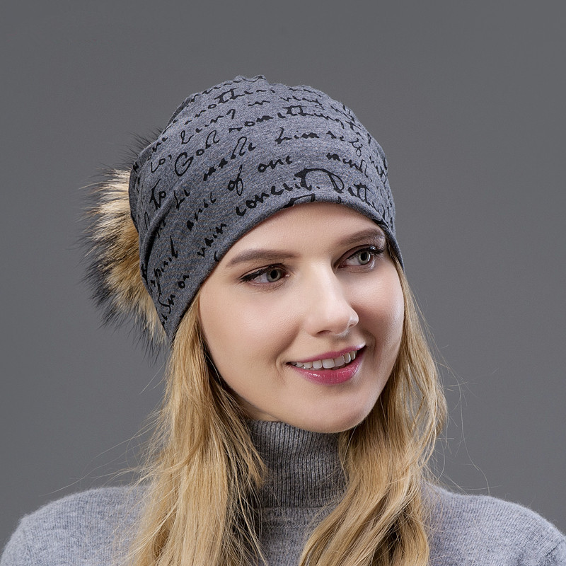 Hot Sale The Summer spring and autumn dust-proof letter cap with real natural raccoon fur Pompom on the top for women, 001
Hot Sale The Summer spring and autumn dust-proof letter cap with real natural raccoon fur Pompom on the top for women, 001