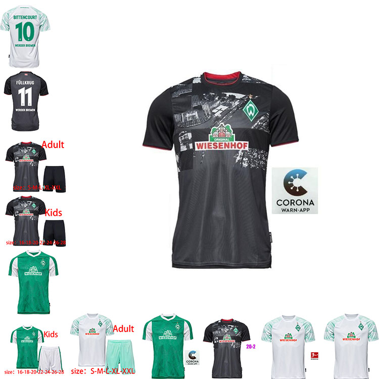 2020 2021 SV Werder Bremen home PIZARRO EGGESTEIN Soccer Jersey 20 21 away RASHICA KLAASSEN OSAKO men child black Football Shirts 16-XXL, Black;yellow
2020 2021 SV Werder Bremen home PIZARRO EGGESTEIN Soccer Jersey 20 21 away RASHICA KLAASSEN OSAKO men child black Football Shirts 16-XXL, Black;yellow
