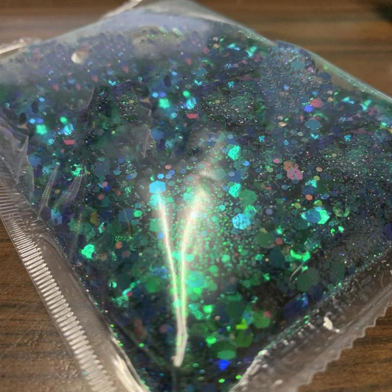 Nail Glitter (BSC7150) - Chunky Mix Color Shifting 2.7 Ounce In Resealable Bag(50G) Art | ,TY3445