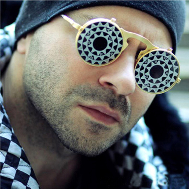Vazrobe Steampunk Sunglasses Men Women Small Round Sun Glasses for Man Vintage Flip Up Lens Punk Retro Dollor Metal Novelty
Vazrobe Steampunk Sunglasses Men Women Small Round Sun Glasses for Man Vintage Flip Up Lens Punk Retro Dollor Metal Novelty