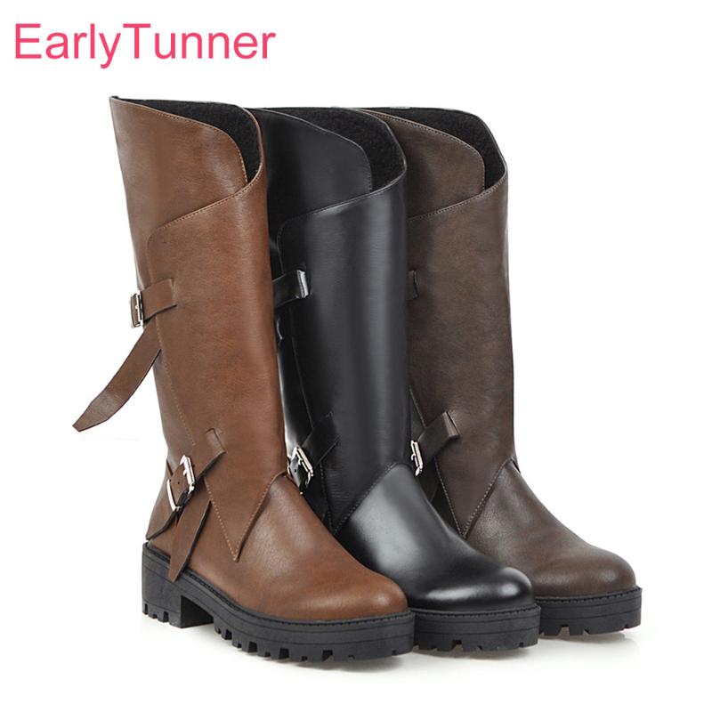 Brand New Sweet Black Coffee Women Mid Calf Riding Boots Vogue 2 Inch Med Heels Lady Shoes EH517 Plus Big Size 10 43 46
Brand New Sweet Black Coffee Women Mid Calf Riding Boots Vogue 2 Inch Med Heels Lady Shoes EH517 Plus Big Size 10 43 46