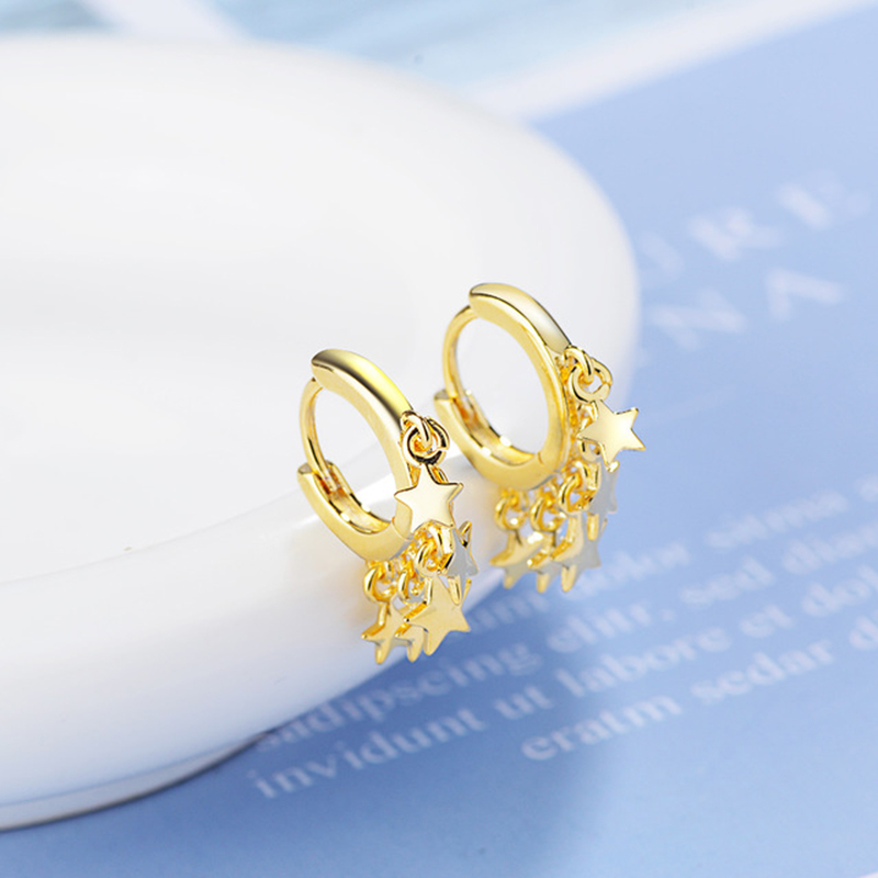 Hoop & Huggie 925 Sterling Silver Star Tassel Earrings For Women Korean Trendy Luxury Charm Gold Fashion Jewelry Gift
Hoop & Huggie 925 Sterling Silver Star Tassel Earrings For Women Korean Trendy Luxury Charm Gold Fashion Jewelry Gift