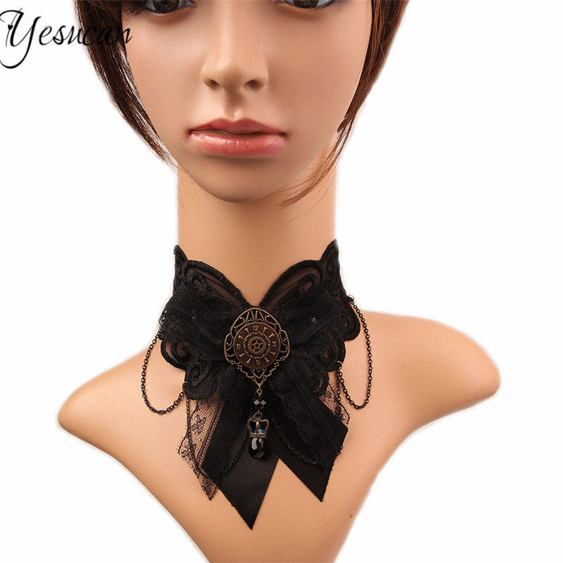 Yesucan Vintage Sexy Retro Necklace Short Lace Gothic Steampunk Woman Female Girl Clavicle Chain Accessories Party Jewelry
Yesucan Vintage Sexy Retro Necklace Short Lace Gothic Steampunk Woman Female Girl Clavicle Chain Accessories Party Jewelry