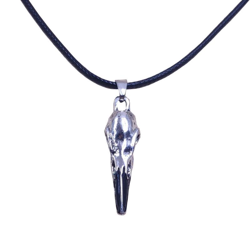 Oil Drop Jewelry Hot Rope Gothic Crow's head Pendant Necklace Valentine's Day Crow Halloween Gift For Girls Women 2X0003
Oil Drop Jewelry Hot Rope Gothic Crow's head Pendant Necklace Valentine's Day Crow Halloween Gift For Girls Women 2X0003