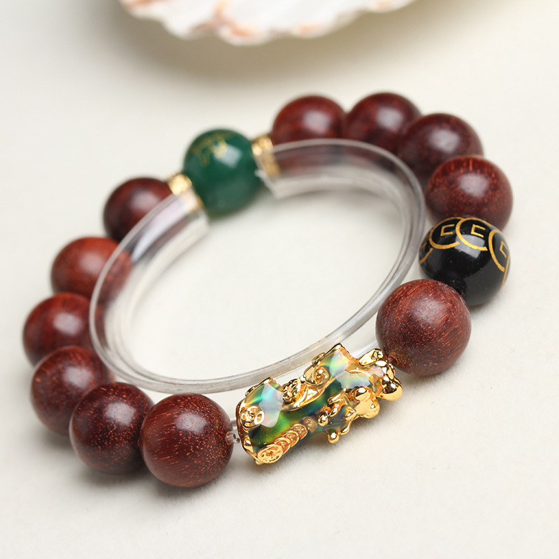 BOEYCJR Natural Wooden Beads Discoloration Pixiu Brave Troops Fashion Jewelry Lucky Bangles & Bracelets for Men & Women Jewelry
BOEYCJR Natural Wooden Beads Discoloration Pixiu Brave Troops Fashion Jewelry Lucky Bangles & Bracelets for Men & Women Jewelry