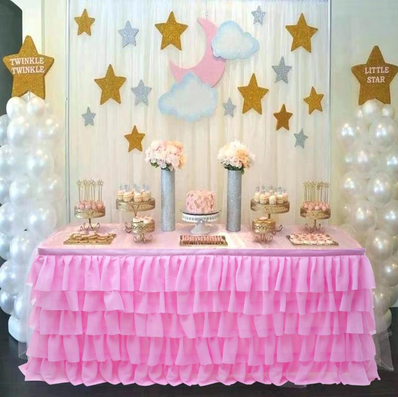 5 Layer Table Skirt Halloween Christmas Decorative Tablecloth Wedding Party Home Decor Baby Shower Decorations Jupe De Table
5 Layer Table Skirt Halloween Christmas Decorative Tablecloth Wedding Party Home Decor Baby Shower Decorations Jupe De Table