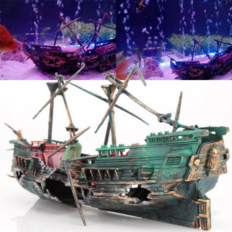 24*12cm Large Aquarium Decoration Boat Plactic Aquarium Pirate Ship Air Split Shipwreck Fish Tank Decor
24*12cm Large Aquarium Decoration Boat Plactic Aquarium Pirate Ship Air Split Shipwreck Fish Tank Decor