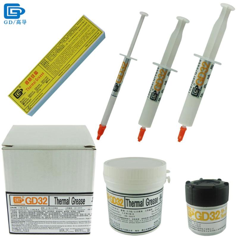 Net Weight 1/15/20/30/70/150/1000 Grams GD32 Thermal Grease Paste Plaster Heat Sink Compound SY1 SY15 Y30 ST70 CN20 CN150 CN1000
Net Weight 1/15/20/30/70/150/1000 Grams GD32 Thermal Grease Paste Plaster Heat Sink Compound SY1 SY15 Y30 ST70 CN20 CN150 CN1000
