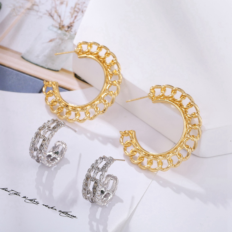 Hoop & Huggie Match-Right Gold Silver Color Punk Earrings For Female Decoration Vintage Round Simple Earring 2021 Jewelry Party
Hoop & Huggie Match-Right Gold Silver Color Punk Earrings For Female Decoration Vintage Round Simple Earring 2021 Jewelry Party