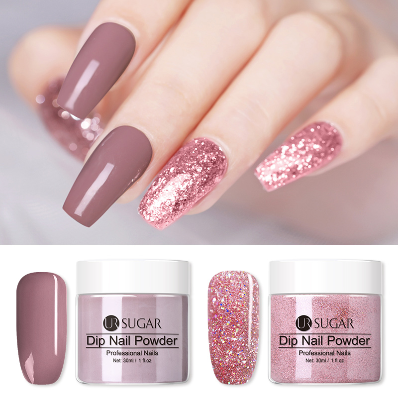 UR SUGAR 2Pcs Dipping Nail Powder Set Natural Dry Glitter Powders Set Nail Art Decorations Acrylic Pigment Dust Powder Kits
UR SUGAR 2Pcs Dipping Nail Powder Set Natural Dry Glitter Powders Set Nail Art Decorations Acrylic Pigment Dust Powder Kits