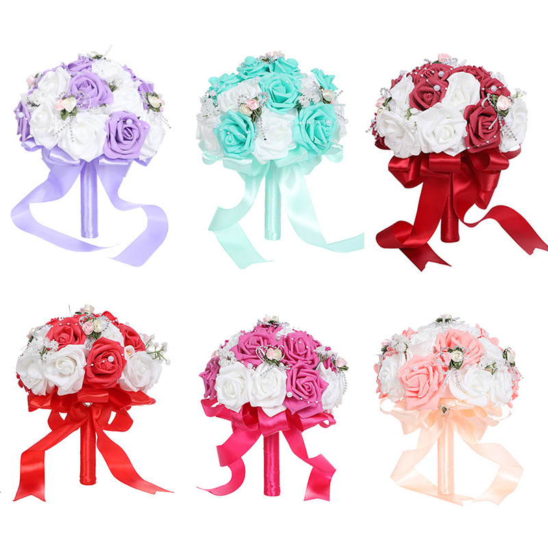 Creative PE Foam Bride Bouquet Wedding Celebration Supplies Hand Holding Artificial Flowers, Blue
Creative PE Foam Bride Bouquet Wedding Celebration Supplies Hand Holding Artificial Flowers, Blue