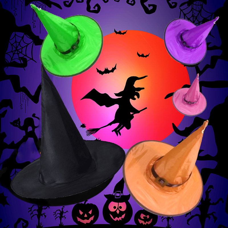 1 Piece Modern Halloween Witch Hat Made From Fashionable Cloth Non Luminous Halloween Party Hats Festival Party Hat Multicolor
1 Piece Modern Halloween Witch Hat Made From Fashionable Cloth Non Luminous Halloween Party Hats Festival Party Hat Multicolor