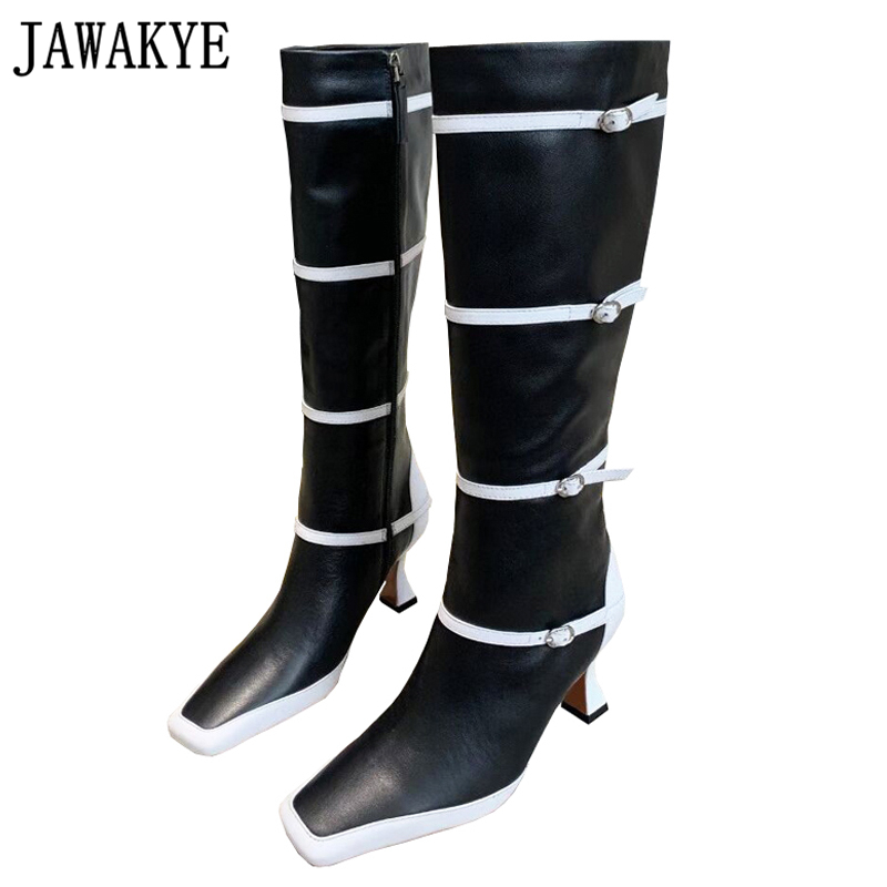 Sexy Genuine leather Knee high boots for women New Design high heels botas belt buckle long boots women Cowboy Party, White short
Sexy Genuine leather Knee high boots for women New Design high heels botas belt buckle long boots women Cowboy Party, White short