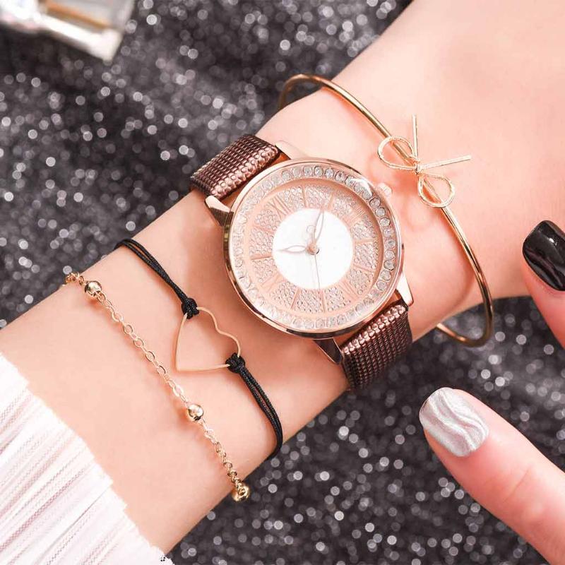 Luxury Women Watches Starry Sky Bracelet Set Simple Dial Ladies Bracelet Casual Quartz Wristwatch Clock Gift Relogio Feminino*M
Luxury Women Watches Starry Sky Bracelet Set Simple Dial Ladies Bracelet Casual Quartz Wristwatch Clock Gift Relogio Feminino*M