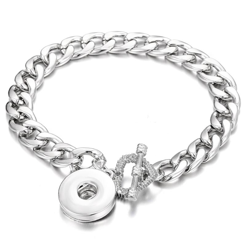 New Snap Button Jewelry Snap Bracelets Sliver Chain Button Bracelets Fit 18mm Metal Jewelry for Women Men
New Snap Button Jewelry Snap Bracelets Sliver Chain Button Bracelets Fit 18mm Metal Jewelry for Women Men