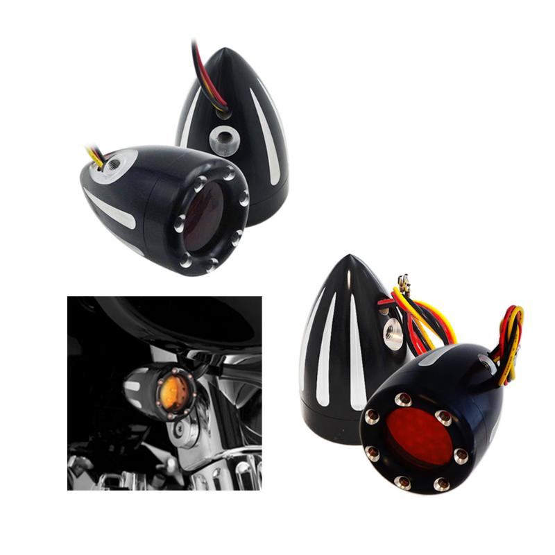 Motorcycle Turn Signal LED Light Indicator Flasher Black CNC For Dyna Softail Sportster Touring, As pic
Motorcycle Turn Signal LED Light Indicator Flasher Black CNC For Dyna Softail Sportster Touring, As pic