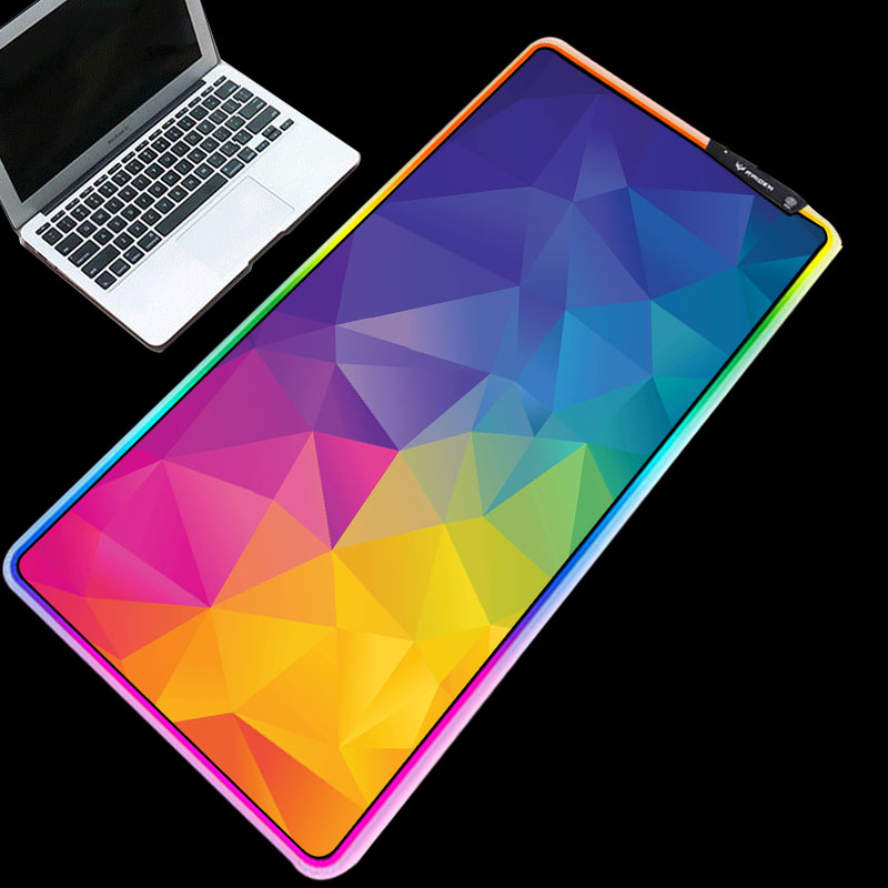 Colorful Triangles Picture Mouse Pads RGB Glowing Waterproof Durable Mice Pads Desktop Mat for Gamer Gaming 900x400/800x300mm
Colorful Triangles Picture Mouse Pads RGB Glowing Waterproof Durable Mice Pads Desktop Mat for Gamer Gaming 900x400/800x300mm