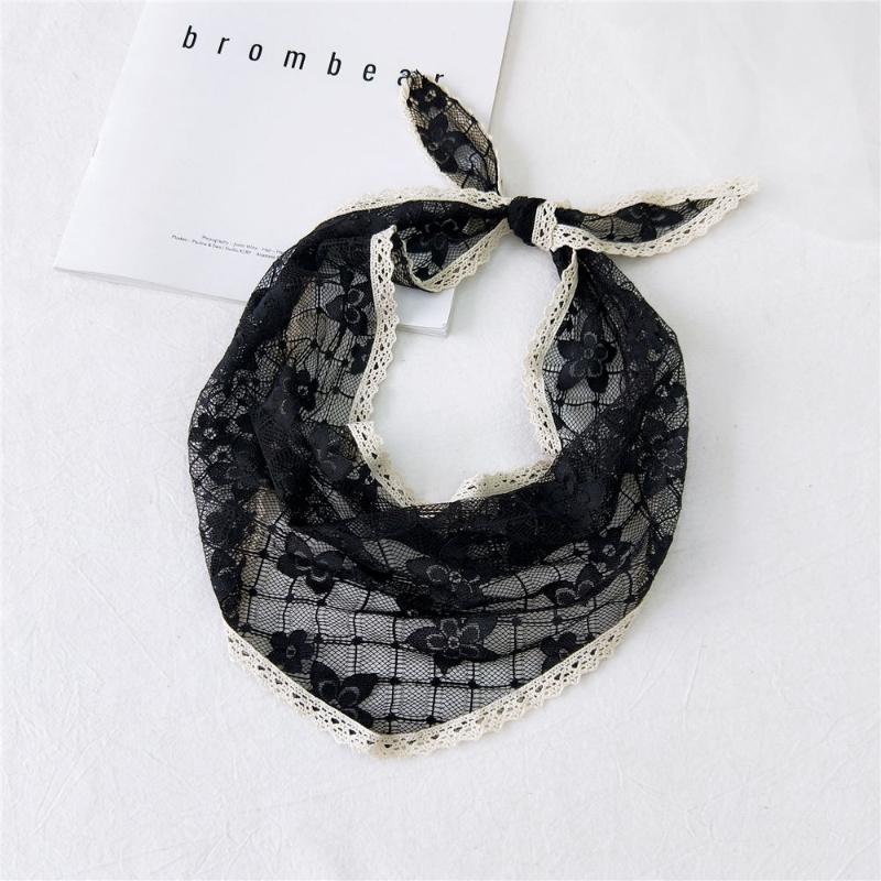 2020 New Summer Women's Solid Color Lace Neck Scarf Bandana Women Elegant Flight Attendants Handkerchief Rings Lady Hair Scarfs
2020 New Summer Women's Solid Color Lace Neck Scarf Bandana Women Elegant Flight Attendants Handkerchief Rings Lady Hair Scarfs
