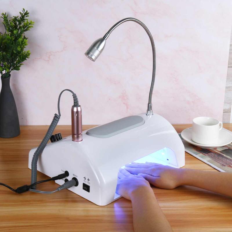 48/98W 5 In 1 UV LED Lamp Nail Dryer High Power Gel Dryer Dust Collector+Drill Set Auto Sensor Sun Led Light Nail Art Manicure, As pic
48/98W 5 In 1 UV LED Lamp Nail Dryer High Power Gel Dryer Dust Collector+Drill Set Auto Sensor Sun Led Light Nail Art Manicure, As pic
