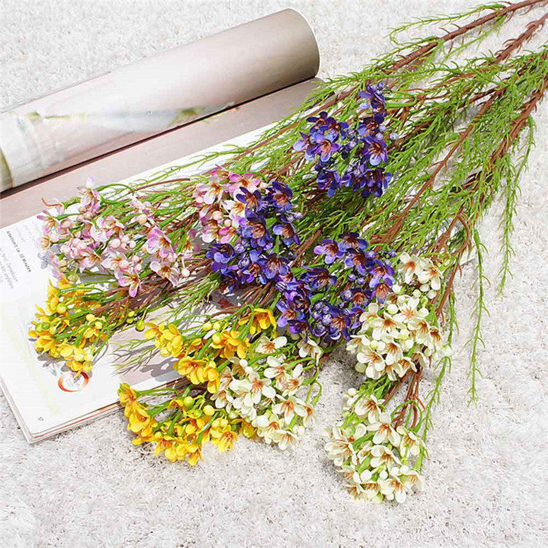 Artificial Plum Flower Branch Real Touch Fake Flowers Simulation Plant for Party DIY Wedding Decoration Home Garden Decor Floral, Purple 
Artificial Plum Flower Branch Real Touch Fake Flowers Simulation Plant for Party DIY Wedding Decoration Home Garden Decor Floral, Purple