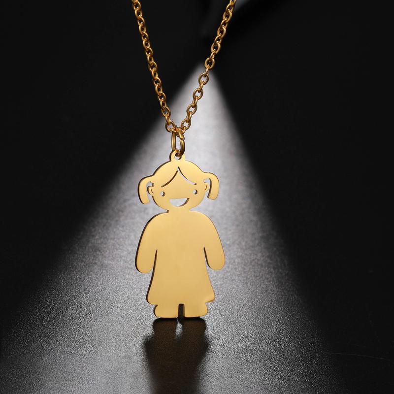 Fishhook Girl Braid Skirt Smile Woman Kid Statement Stainless Steel Gold Color Gift For Woman Pendant Choker Necklace Jewelry
Fishhook Girl Braid Skirt Smile Woman Kid Statement Stainless Steel Gold Color Gift For Woman Pendant Choker Necklace Jewelry