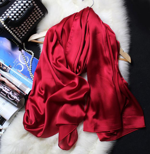 Silk Scarf Women 100% Natural Silk Wraps Shawls and Scarves 180*90cm Hijabs Solider Colors Beach Cover up
Silk Scarf Women 100% Natural Silk Wraps Shawls and Scarves 180*90cm Hijabs Solider Colors Beach Cover up