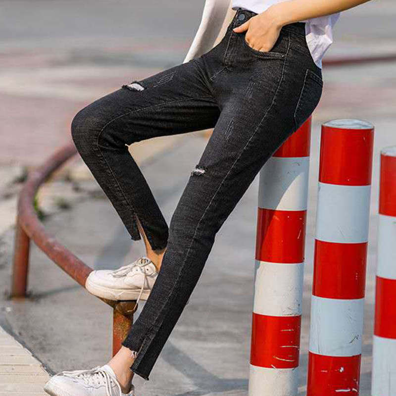 Mom Elasticated Ripped Jeans High Waist Skinny Vintage Plus Size Black Pants Spring Autumn Jeans For Women 2020 Womens Clothing, Blue ripped jeans
Mom Elasticated Ripped Jeans High Waist Skinny Vintage Plus Size Black Pants Spring Autumn Jeans For Women 2020 Womens Clothing, Blue ripped jeans