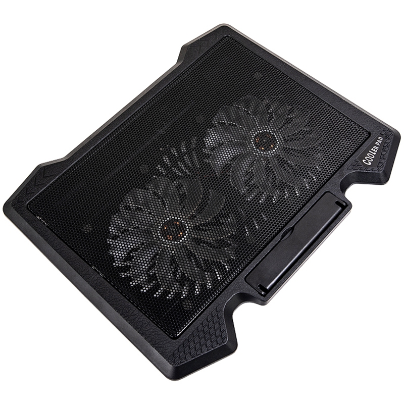 Laptop Cooler 2 USB Ports and Two Cooling Fan LED Laptop Cooling Pad Notebook Stand for 12-17 Inch for Black
Laptop Cooler 2 USB Ports and Two Cooling Fan LED Laptop Cooling Pad Notebook Stand for 12-17 Inch for Black