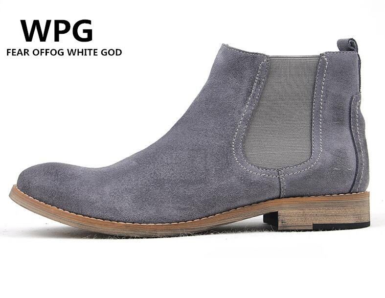 New Fashion Quality Autumn Ankle Retro Boots GRAY For Men classic Retro Mens Leather Shoes Waterproof Men Boots, Black
New Fashion Quality Autumn Ankle Retro Boots GRAY For Men classic Retro Mens Leather Shoes Waterproof Men Boots, Black