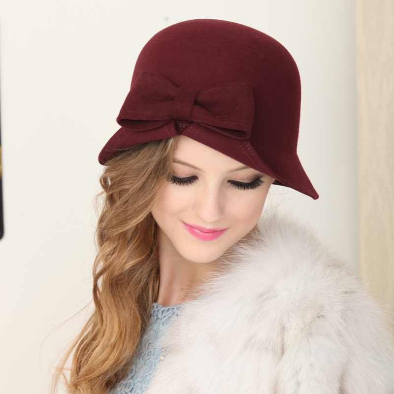 Autumn Winter Ladies Red Fedoras Hat Bowknot British Retro Warm Female Wool Hats Girl Elegant Korean Vintage Women Cap H6757
Autumn Winter Ladies Red Fedoras Hat Bowknot British Retro Warm Female Wool Hats Girl Elegant Korean Vintage Women Cap H6757