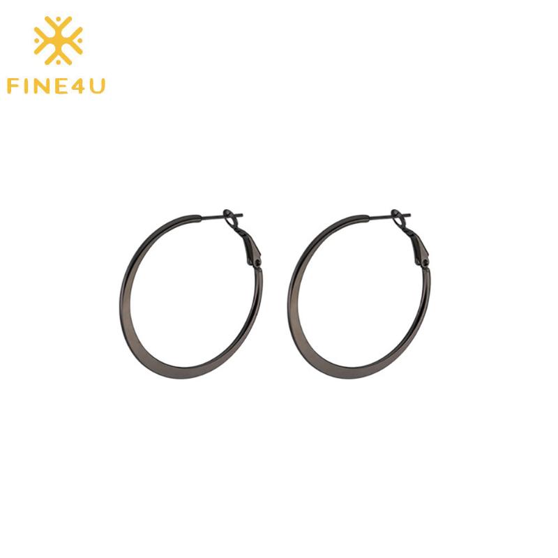 Hoop & Huggie FINE4U E231 Fashion Flattened Womens Earring Rose Gold Color Earrings For Sensitive Ears
Hoop & Huggie FINE4U E231 Fashion Flattened Womens Earring Rose Gold Color Earrings For Sensitive Ears