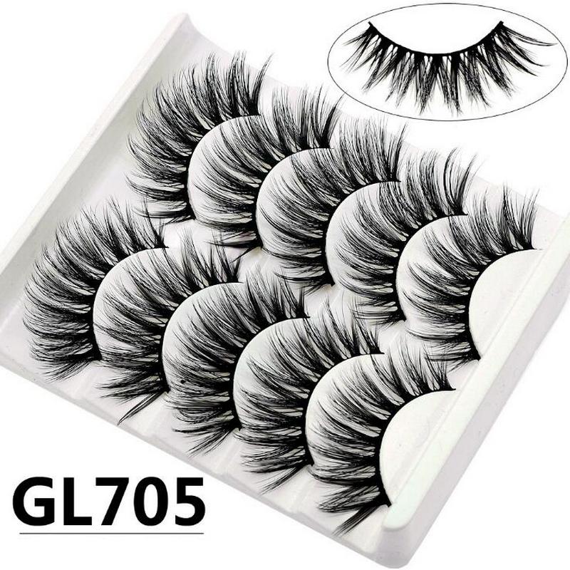 5 Pairs Eyelashes 3D Mink Lashes Handmade Full Strip Lashes Cruelty Free Luxury Mink Eyelashes Makeup Lash DOCOCER
5 Pairs Eyelashes 3D Mink Lashes Handmade Full Strip Lashes Cruelty Free Luxury Mink Eyelashes Makeup Lash DOCOCER