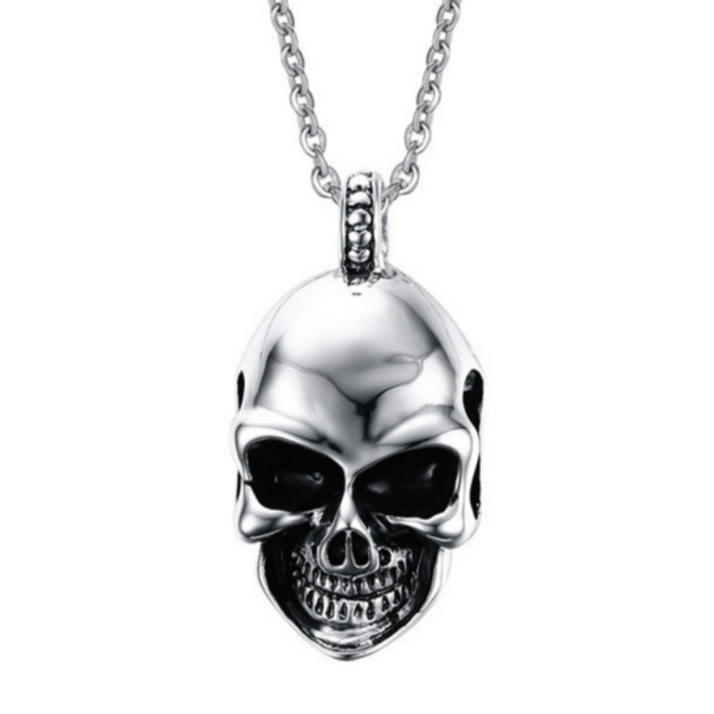 Cool Skull Necklace Titanium Steel Men's Retro New Popular Temperament Fashion Chain Necklace
Cool Skull Necklace Titanium Steel Men's Retro New Popular Temperament Fashion Chain Necklace