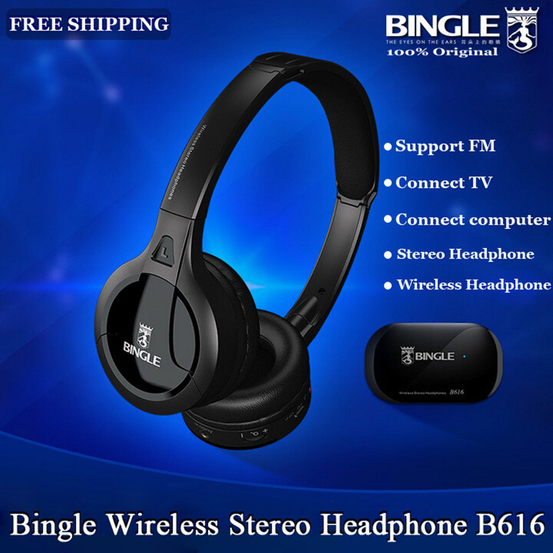 Bingle B616 Wireless Wired FM Multi-Function Media Studio Stereo Over Ear Computer PC TV Phone Gaming Music Headset Headphones
Bingle B616 Wireless Wired FM Multi-Function Media Studio Stereo Over Ear Computer PC TV Phone Gaming Music Headset Headphones