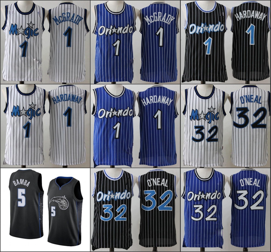 Orlando Magic Men Penny Hardaway Shaquille O'Neal Mohamed Bamba Tracy McGrady 1994-95 Hardwood Classics Swingman Jersey, Black
Orlando Magic Men Penny Hardaway Shaquille O'Neal Mohamed Bamba Tracy McGrady 1994-95 Hardwood Classics Swingman Jersey, Black